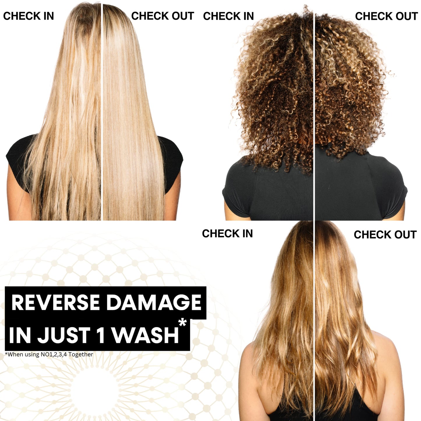 PROVOKE Blonde Rehab N0'4 Smooth and DeFrizz Bond Repair Hair Serum 100 ml, Smoothes Frizz and Restores Volume in 1 Wash with Pro Bonding Complex, Keratin and Hyaluronic Acid, for Blonde Damaged Hair