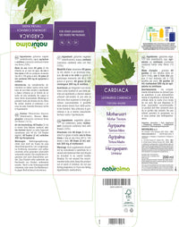 Motherwort (Leonurus cardiaca) herb with Flowers Alcohol-Free Mother Tincture Naturalma - Liquid Extract Drops 200 ml - Food Supplement - Vegan