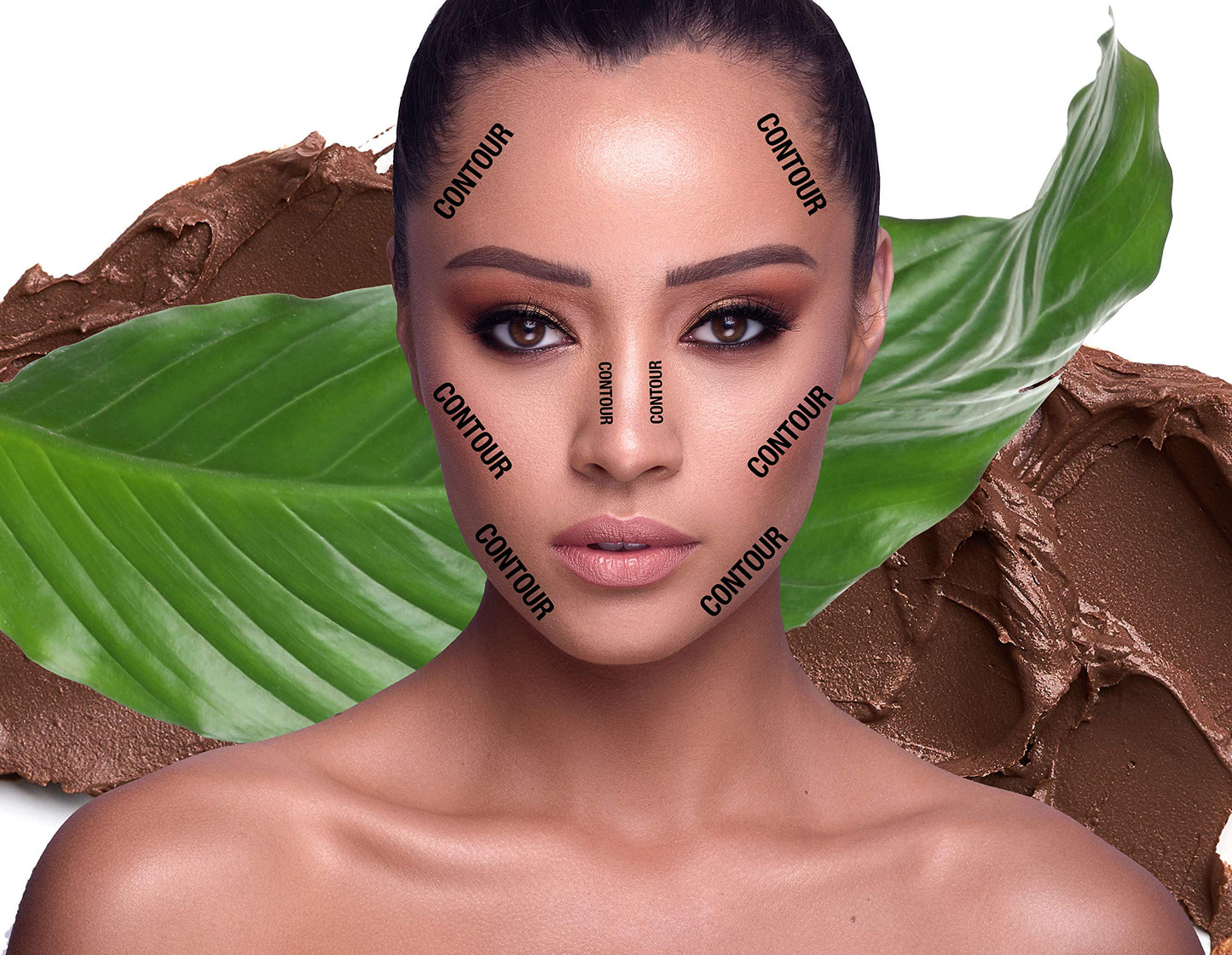 Palladio Contouring Makeup Stick BUILD + BLEND Contour Stick Makeup, Face Makeup for Perfect Sculpting Look, 0.23 Ounce (Amber Rose)