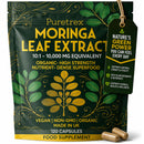 Puretrex Moringa Leaf Extract Capsules 10,000mg Equivalent 10:1, 120 Count, High Strength Organic Moringa Oleifera, BioPerine Black Pepper, Natural Energy Immunity Vitality Support, Vegan, Made in UK
