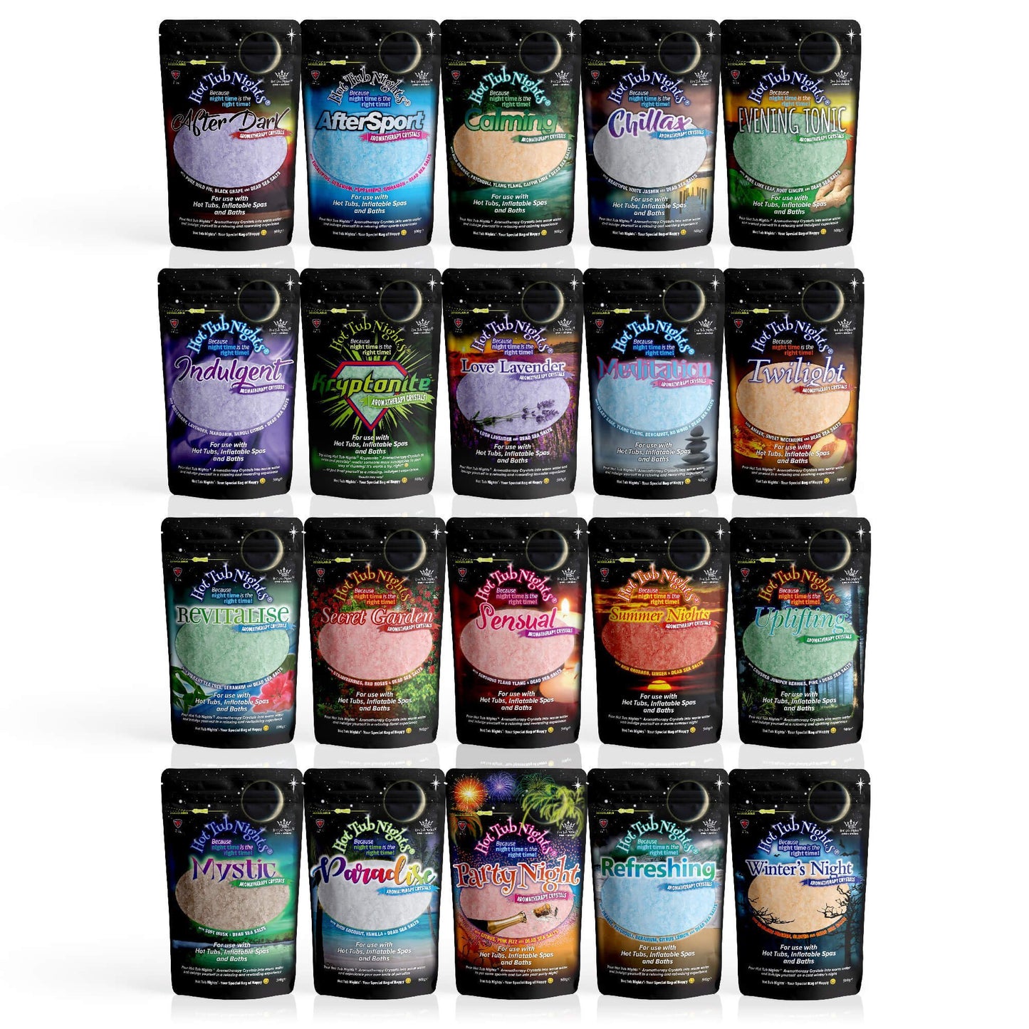 Hot Tub Nights (Sensual) Aromatherapy Crystals Vegan (500g)