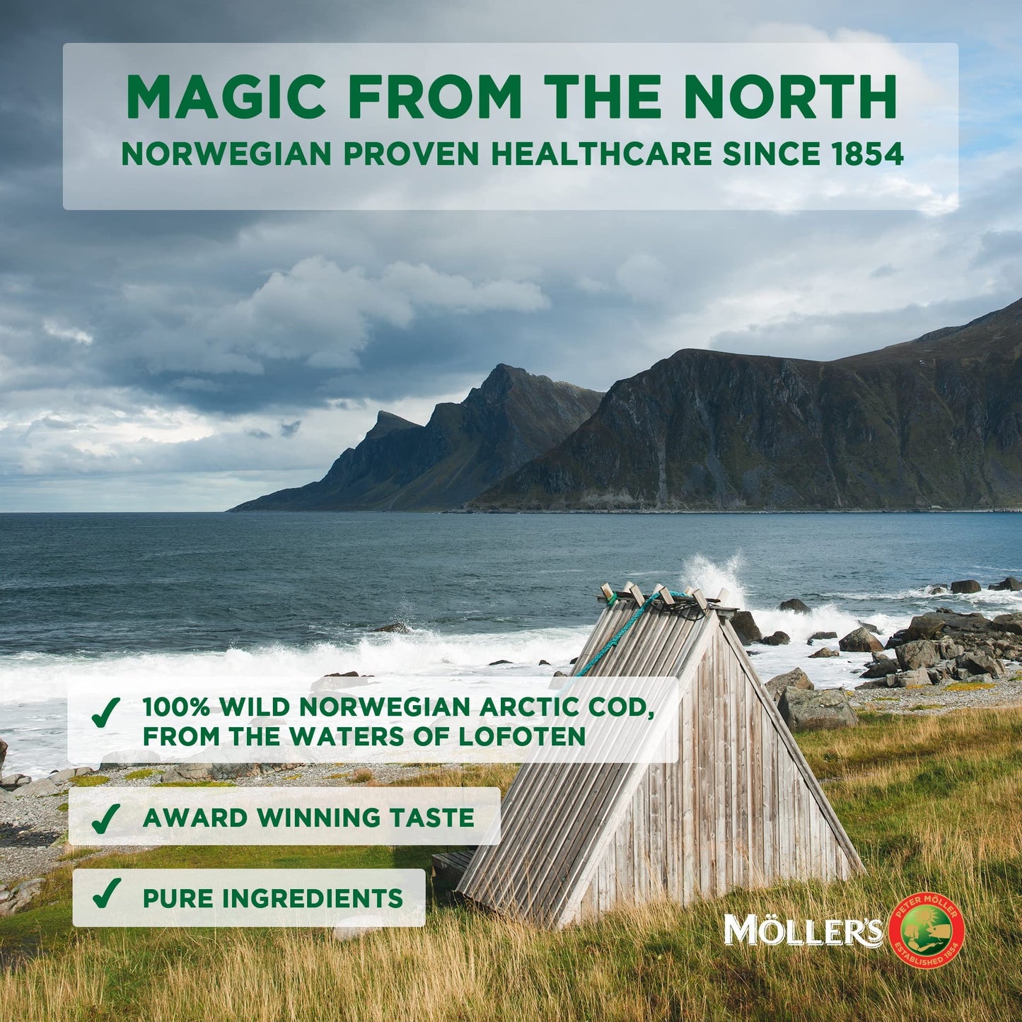 MÖLLER'S Moller’s ® | Omega 3 Cod Liver Oil | Omega-3 Dietary Supplements with EPA, DHA, Vitamin A, D and E | Superior Taste Award | Pure & Natural cod Liver Oil | 166 Year Old Brand | Apple | 250 ml