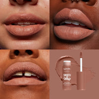 NYX PROFESSIONAL MAKEUP NYX Professional Makeup Liquid Lipstick, Matte Lip Cream, Ultra-Vibrant Shades, With Shea & Cocoa Butter, Smooth Whip, Shade: Pancake Stacks