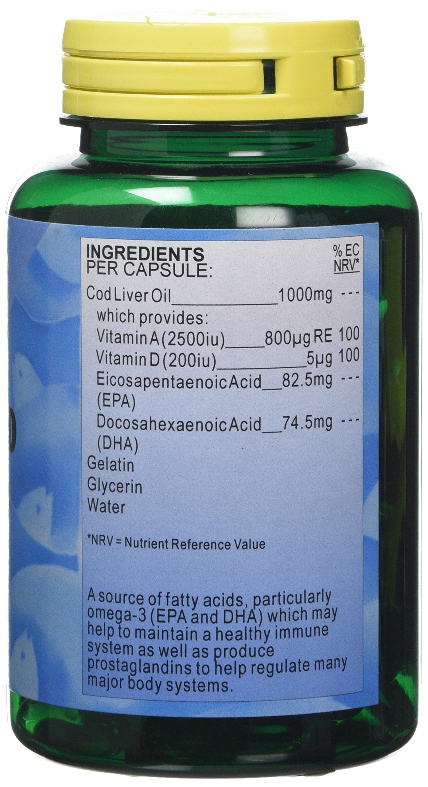 Health Plus Super Cod Liver Oil 1000mg Omega-3 & Joint Supplement - 90 Capsules