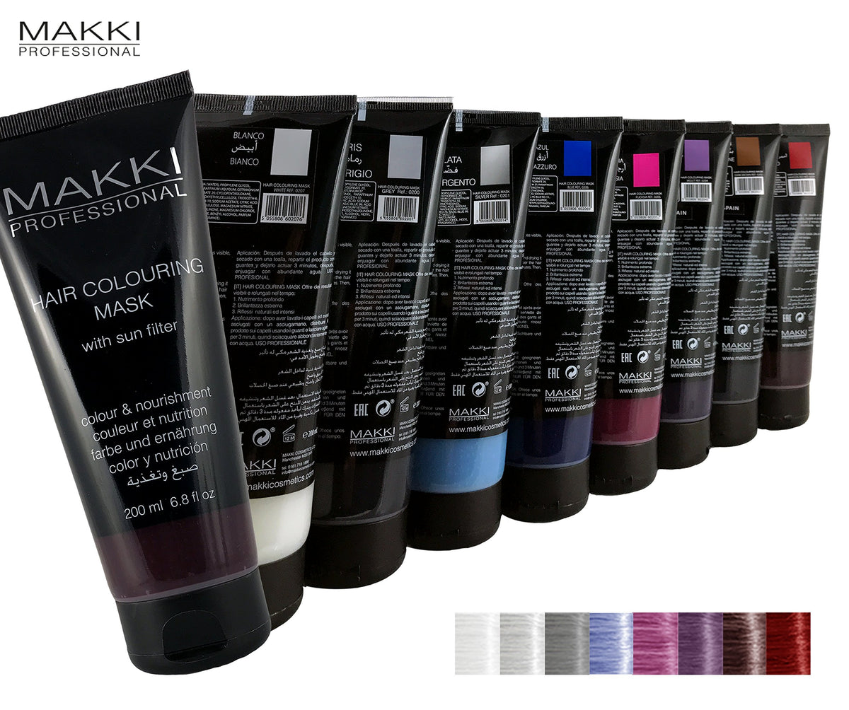Makki MAKKI KLEIN BLUE HAIR COLOURING MASK 200ML