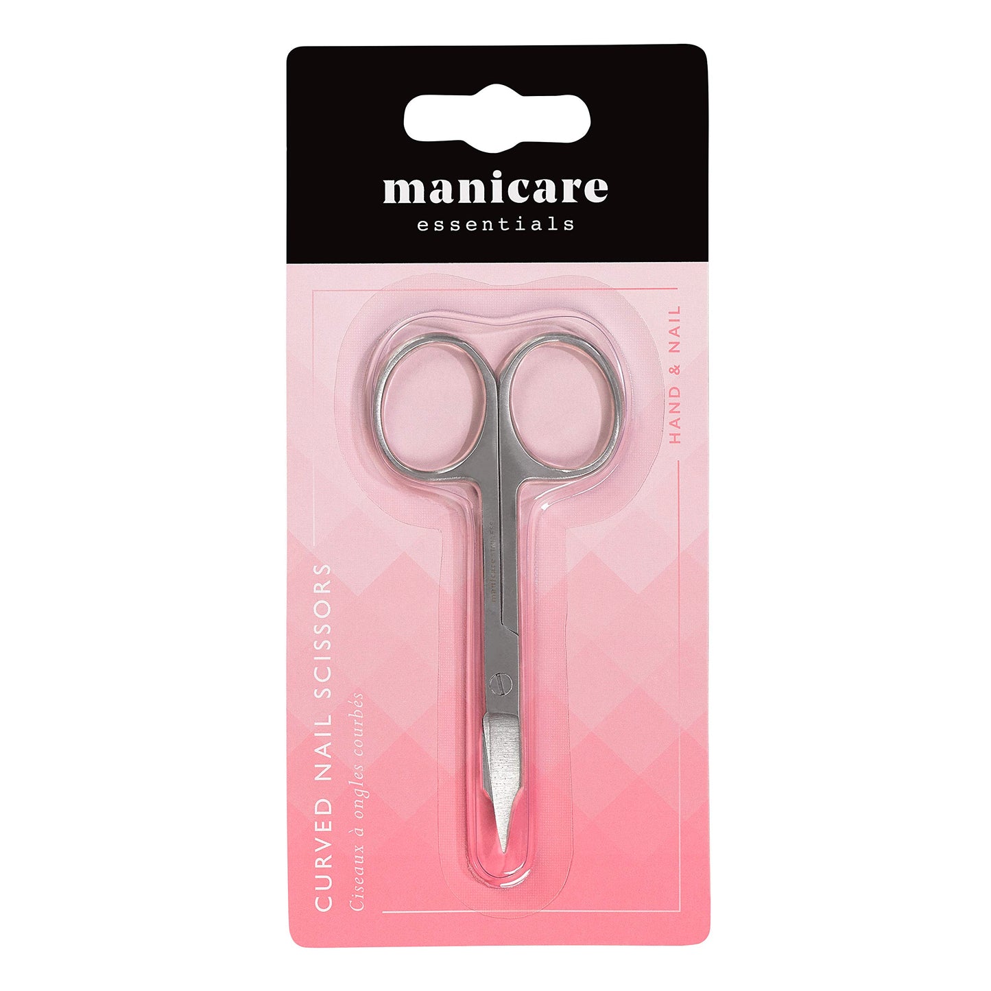 Manicare Nail Scissors, Precision Curved Blades, Quality Surgical Grade Japanese Stainless Steel, Home And Professional Trimming Of Nails, Long Lasting Sharp Scissors For Manicure And Pedicure
