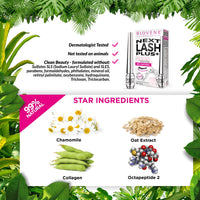 Biovène Next Lash Plus+ Serum for Dramatic Eyelashes - Growth Serum for Lashes - For More Beautiful Eyelashes - Consists of Essential Vitamins - For Voluminous, Natural Eyelashes (6 ml), (Pack of 1)