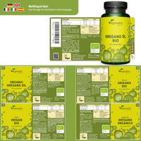 Vegavero Organic Oregano Oil Capsules | Vegan | 90 mg Carvacrol, 3 mg Thymol | Cold-Pressed & Essential | NO Additives, Lab-Tested