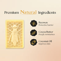 The Edinburgh Natural Skincare Company Ltd. Golden Rosewood Eco-Refill Solid Hand Cream Bar – 100% Natural Moisturiser for Very Dry Hands | With Beeswax, Cocoa Butter & Coconut Oil | 50g | Packaging May Vary