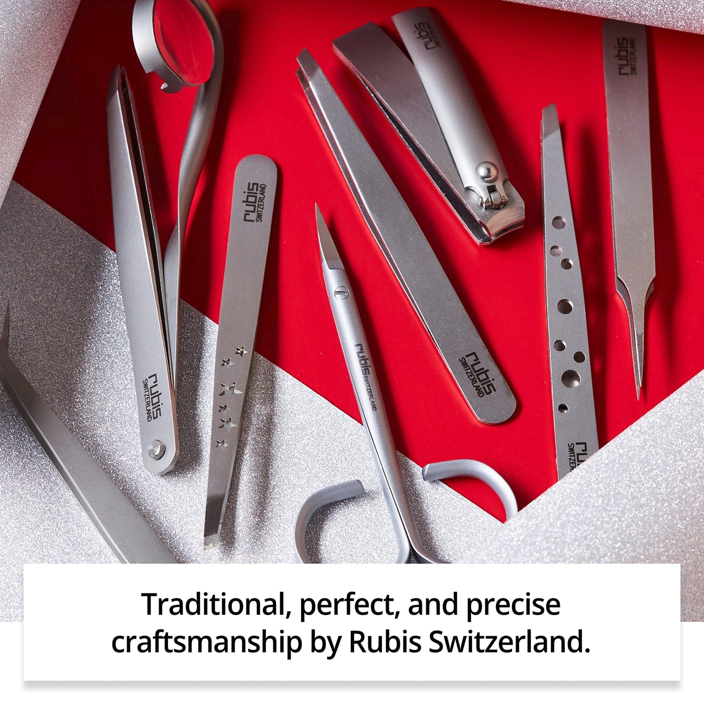 Rubis Kid Nail Scissors with Case Elefantina - High-Quality Baby Nail Scissors Rounded with Leather Case - Children's Nail Scissors - Round Tip