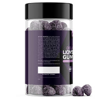 AP Nutrition Lions Mane Gummies - 1000mg Lions Mane Mushroom Gummies - Delicious Mixed Berry Flavour Mushroom Supplement (60 Vegan Gummies)