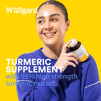 Turmeric Capsules High Strength by Wellgard, Turmeric 95, Curcumin, Made in UK