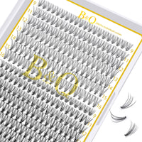 B&Qaugen B&Q Cluster Lashes 10D-0.10D+20D-0.07D 9-16MIX 280 Clusters Individual Lashes C D Curl B&Q LASH Individual Eyelashes 10D 20D Individual Cluster Lashes DIY Lash Extensions at Home (0.07+0.10,9-16MIX)