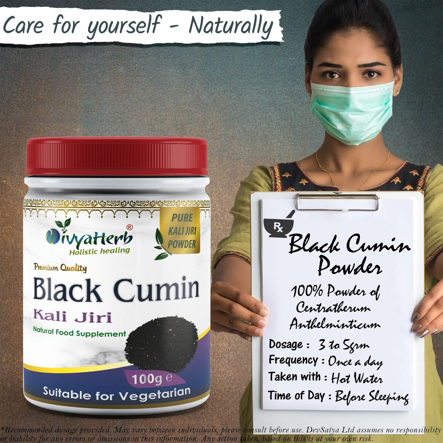 Aushadh Black Cumin (Kali Jiri) Powder