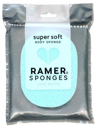 RAMER Ramer Shower Sponge - Super Soft Body Sponge Small (Mint)