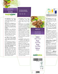 Walnut (Juglans regia) Hulls of The Fruit or Pericarp (Walnut Husk) and Leaves Alcohol-Free Mother Tincture Naturalma | Liquid Extract Drops 200 ml | Food Supplement | Vegan