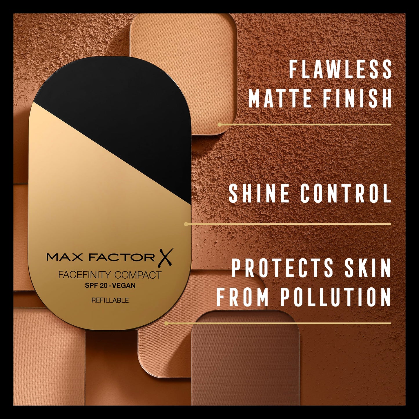 Max Factor Facefinity Refillable Compact Foundation - Refill Element Online Only