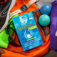 Spatone Natural Iron Supplement + Vitamin C (14 Sachets), Daily Convenient Liquid Iron Sachets, Nothing Artificial, Better Absorption than Tablets, Less Side Effects, Apple Flavour