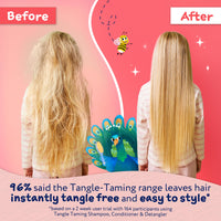 Childs Farm Tangle Taming Shampoo, Straight or Wavy Hair, Gentle and Tear Free, Strawberry and Mint, Kids, Baby, 250ml