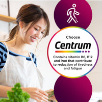 Centrum Women Tablets Multivitamin & Mineral Supplements, with 23 essential nutrients including vitamin D, C, and Iron, 60 ct