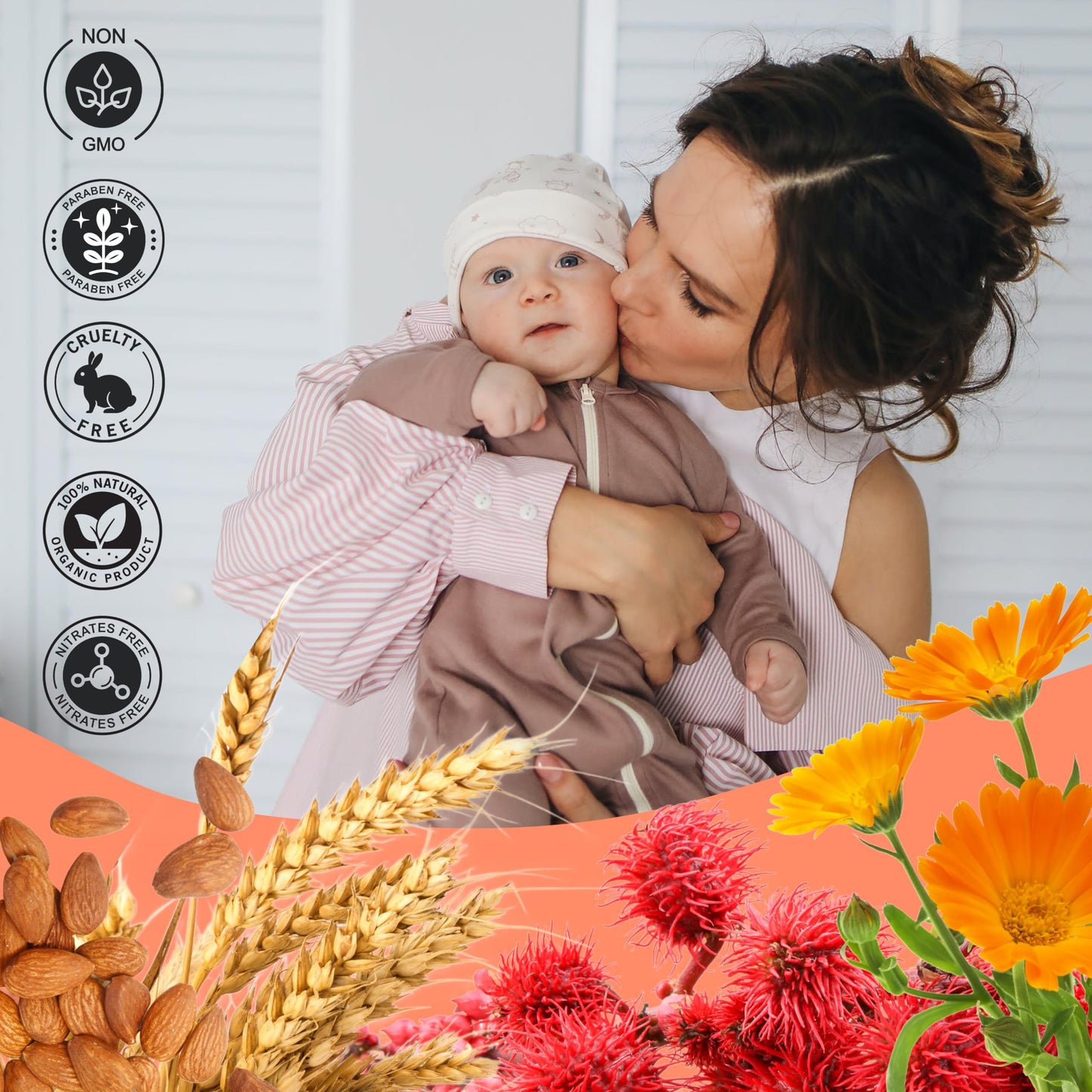 B.O.T cosmetic & wellness Vita Oil Anti-Stretch Marks: Pregnancy Stripes, Body Firming Oil, Tackles Skin Sagging by 87%, Enhances Skin Appearance, Elasticity Booster (Almonds, Vitamins A & E) - 200 ml