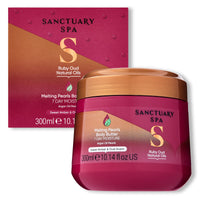 SANCTUARY Sanctuary Spa Ruby Oud Melting Pearl Body Butter with Shea Butter & Argan Oil, No Mineral Oil, Cruelty Free & Vegan Body Moisturiser for Women, 300g