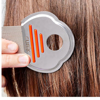 Cubik Stainless Steel Lice and Nits Comb with Magnifying Glass and Brush - Complete Kit 3 in 1 - 100% Natural Lice and Nits Removal - Gentle Treatment - Ideal for the Whole Family