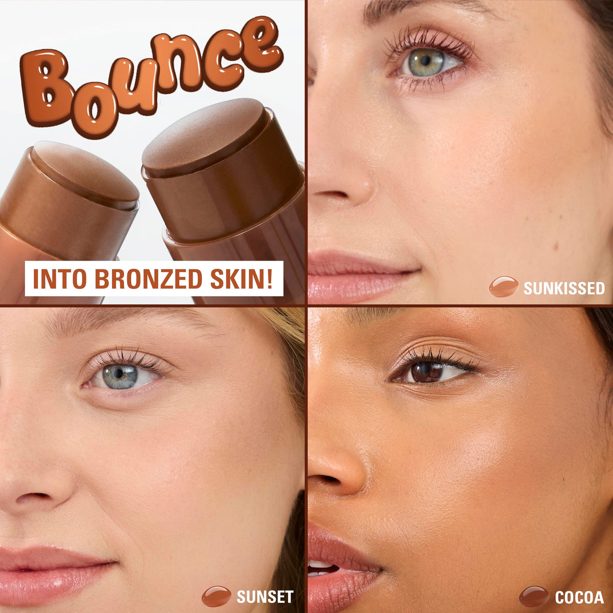 Revolution Beauty London Revolution Jelly Bronzer Tint, Bronzing Makeup for a Sun-Kissed Glow to Cheeks, Vegan & Cruelty-Free, Dark Cocoa, 8g