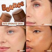 Revolution Beauty London Revolution Jelly Bronzer Tint, Bronzing Makeup for a Sun-Kissed Glow to Cheeks, Vegan & Cruelty-Free, Dark Cocoa, 8g
