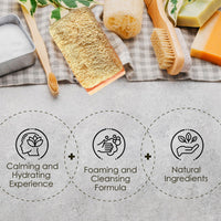 STORELUXY 130gr Donkey Milk & Honey Soap Bar With Pumpkin Fiber Natural Handmade Loofah | Anti Ageing, Anti Wrinkle, Effective For Acne & Eczema, Vitamin A, Moisturising Skincare