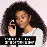 Sleek MakeUP Feelin' Flush Cream Blush Lip and Eye Tint, sheer, buildable and easy to blend formula for a natural-looking flush of colour, Pretty In Plum