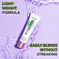 L'Oreal Paris L'Oréal Paris Magic CC Cream with SPF 11, Anti-Redness and Colour Correcting, With Vitamins B5 and E, Lightweight Hydrating Formula Adapts to Skin Tone for a Natural Glowy Finish, 30 ml