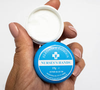 Nurses Hand Cream 15g Pocket Scrubs Size by Elegance Natural Skin Care for Dry Chapped Skin for Nurse Nurses GP Hospital