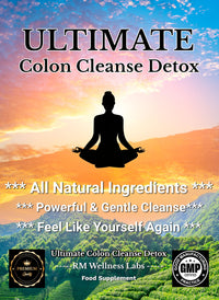 Generic Colon Cleanse Vegan Detox Aid for Gut Health, Digestion Aid, Supports Bowel Function, Constipation Relief and Bloating - 30 Tablets (1 Month Supply)