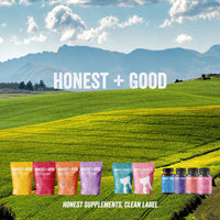 Honest + Good Iron Bisglycinate + Vitamin C – 4X More Absorbable | 20mg Iron + 100mg Vitamin C | 180 Capsules (6-Month Supply)