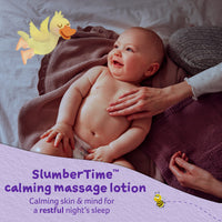 Childs Farm Slumber Time Sleep Calming Massage Lotion Lavender and Moon MilkSuitable for Newborns with Dry, Sensitive and Eczema-Prone Skin 150 ml