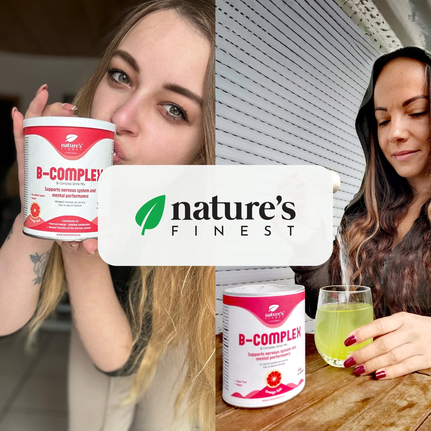 Nature's Finest by Nutrisslim B - Complex Vitamins from B Group with Many Different Important Roles in The Body Contains 7 B-Vitamins for Normal Nerve Functions and Energy-Yielding Metabolism