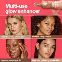 Max Factor Glow Framer, 60 Rich, Bronzing and Illuminating Tint, Blends contour and highlight, Soft Shimmers, Bronzing Pigments, Weightless, Easy to Blend Formula, 30ml