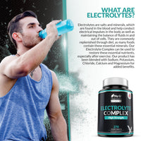 Nu U Nutrition - Electrolytes Complex - 270 Vegan Unflavoured Tablets with Sodium, Potassium, Magnesium & Calcium Phosphate - Suitable for Carnivore & Paleo Diet - Made in the UK