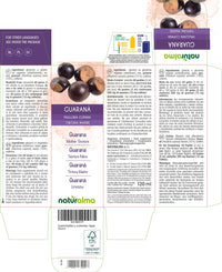Guarana (Paullinia cupana) Seeds Alcohol-Free Mother Tincture Naturalma - Liquid Extract Drops 120 ml - Food Supplement - Vegan
