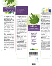 Motherwort (Leonurus cardiaca) herb with Flowers Alcohol-Free Mother Tincture Naturalma - Liquid Extract Drops 200 ml - Food Supplement - Vegan
