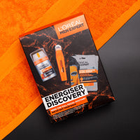 L'Oreal Men Expert L’Oreal Men Expert Energiser Discovery Gift Set, Men’s Skincare Gift For Him Featuring: Hydra Energetic Vitamin C Anti-Fatigue Moisturiser [50ml], Anti-Fatigue Eye Roll-On [10ml] and Sheet Mask x2