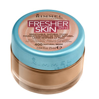 Rimmel London Fresher Skin Foundation, 400 Natural Beige, 25 ml