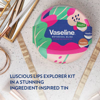 Vaseline Luscious Lips Explorer Kit Gift Set with 3 lip balms for beautiful, healthy lips 3 piece
