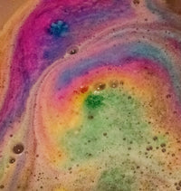 Tub's bath bombs Rainbow Colourful Bath Rocks Bath Bombs Green Blue Yellow Red Purple Fizz Vegan Approved Pride Made in UK by Tub's Bath Bombs