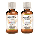 Greenwood Essential Pure Argan (Moroccan) Oil (Argania spinosa) Cold Pressed (Pack of Two) 100ml X 2 (6.76 oz)