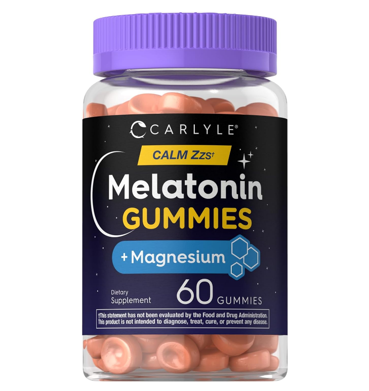 Melatonin Gummies 10mg | with Magnesium Citrate | 60 Count | Vegan Formula | Non-GMO, Gluten Free