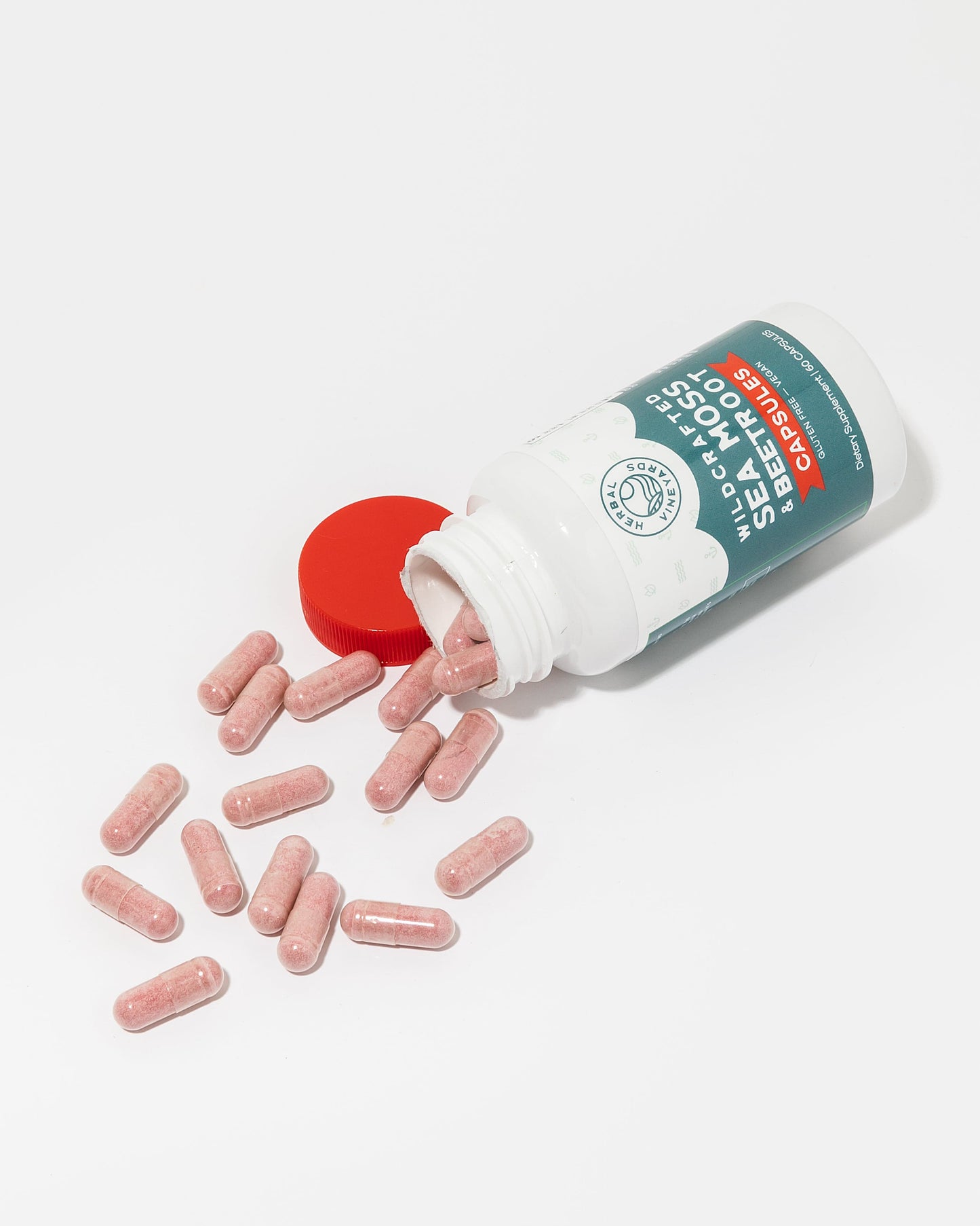 Organic Sea Moss & Beet Root Capsules - 60 Count