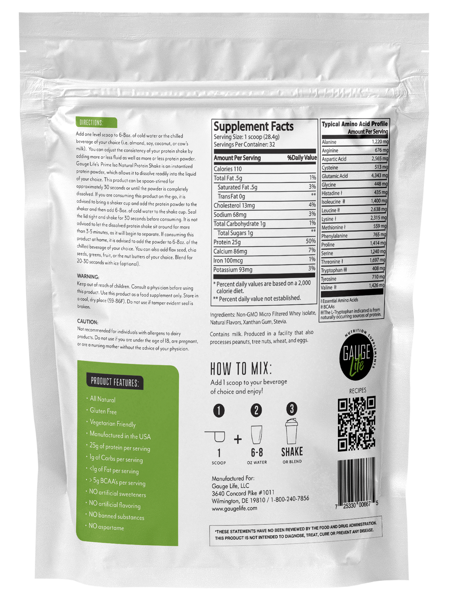 Prime Whey Vanilla Protein