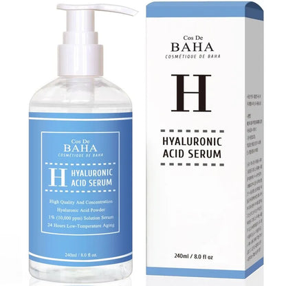 Cos De BAHA Hyaluronic Acid Serum for Face, 8 Fl Oz (240ml)